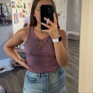 Cropped tank top XS